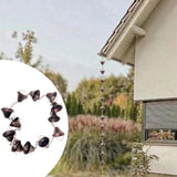 Maxbell Rain Chain for Gutter Home Patio Gazebos Metal Rain Catcher 110.24 inch Long