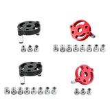 Maxbell 6-10mm Jig Self-centering Drill Guide Kit Aluminum Alloy for Wood Panel Hole 3 Black