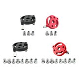Maxbell 6-10mm Jig Self-centering Drill Guide Kit Aluminum Alloy for Wood Panel Hole 3 Black