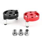 Maxbell 6-10mm Jig Self-centering Drill Guide Kit Aluminum Alloy for Wood Panel Hole 3 Black