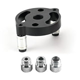 Maxbell 6-10mm Jig Self-centering Drill Guide Kit Aluminum Alloy for Wood Panel Hole 3 Black