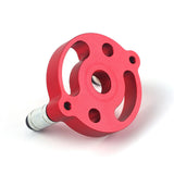 Maxbell 6-10mm Jig Self-centering Drill Guide Kit Aluminum Alloy for Wood Panel Hole 8 Red