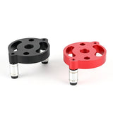 Maxbell 6-10mm Jig Self-centering Drill Guide Kit Aluminum Alloy for Wood Panel Hole 3 Red