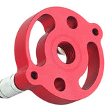 Maxbell 6-10mm Jig Self-centering Drill Guide Kit Aluminum Alloy for Wood Panel Hole 3 Red