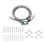 Maxbell 1/2inch x 4ft Non Metallic Liquid Tight AC Whip Kit PVC Spare Parts 10 Gauge