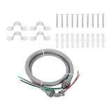 Maxbell 1/2inch x 4ft Non Metallic Liquid Tight AC Whip Kit PVC Spare Parts 10 Gauge