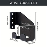 Maxbell Chainsaw Hanger Chainsaw Wall Mount Bracket for Shop Workshop String Trimmer