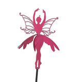 Maxbell Fairy Wind Spinner Housewarming Gift Iron Art Sculpture for Yard Patio Decor