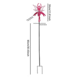 Maxbell Fairy Wind Spinner Housewarming Gift Iron Art Sculpture for Yard Patio Decor