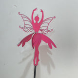 Maxbell Fairy Wind Spinner Housewarming Gift Iron Art Sculpture for Yard Patio Decor