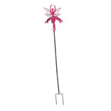 Maxbell Fairy Wind Spinner Housewarming Gift Iron Art Sculpture for Yard Patio Decor