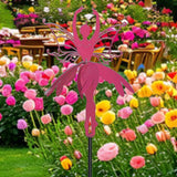 Maxbell Fairy Wind Spinner Housewarming Gift Iron Art Sculpture for Yard Patio Decor