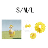 Maxbell 3Pcs Porch Goose Summer Outfit Lawn Porch Goose Clothes for Patio Yard