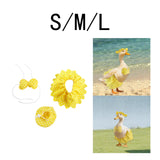 Maxbell 3Pcs Porch Goose Summer Outfit Lawn Porch Goose Clothes for Patio Yard