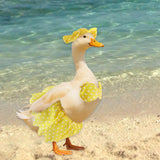 Maxbell 3Pcs Porch Goose Summer Outfit Lawn Porch Goose Clothes for Patio Yard