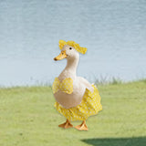 Maxbell 3Pcs Porch Goose Summer Outfit Lawn Porch Goose Clothes for Patio Yard