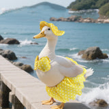Maxbell 3Pcs Porch Goose Summer Outfit Lawn Porch Goose Clothes for Patio Yard