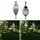 Maxbell Hanging Bird Feeder Accessories Lightweight Ornament for Porch Patio Outdoor Style A