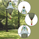 Maxbell Hanging Bird Feeder Accessories Lightweight Ornament for Porch Patio Outdoor Style A
