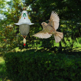 Maxbell Hanging Bird Feeder Accessories Lightweight Ornament for Porch Patio Outdoor Style A