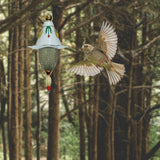 Maxbell Hanging Bird Feeder Accessories Lightweight Ornament for Porch Patio Outdoor Style A