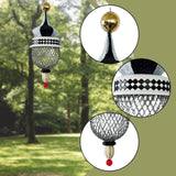 Maxbell Hanging Bird Feeder Accessories Lightweight Ornament for Porch Patio Outdoor Style B