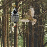 Maxbell Hanging Bird Feeder Accessories Lightweight Ornament for Porch Patio Outdoor Style B