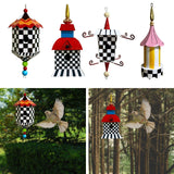 Maxbell Hanging Bird Feeder Accessories Lightweight Ornament for Porch Patio Outdoor Style C