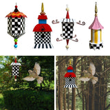 Maxbell Hanging Bird Feeder Accessories Lightweight Ornament for Porch Patio Outdoor Style C