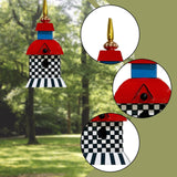 Maxbell Hanging Bird Feeder Accessories Lightweight Ornament for Porch Patio Outdoor Style D