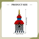 Maxbell Hanging Bird Feeder Accessories Lightweight Ornament for Porch Patio Outdoor Style D