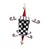 Maxbell Hanging Bird Feeder Accessories Lightweight Ornament for Porch Patio Outdoor Style E