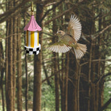 Maxbell Hanging Bird Feeder Accessories Lightweight Ornament for Porch Patio Outdoor Style F