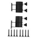 Maxbell 2Pcs Patio Umbrella Holders Clamps for Outdoor Courtyard Fence Mount to Deck