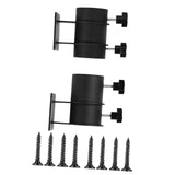 Maxbell 2Pcs Patio Umbrella Holders Clamps for Outdoor Courtyard Fence Mount to Deck