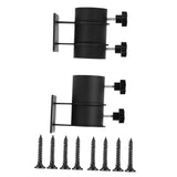 Maxbell 2Pcs Patio Umbrella Holders Clamps for Outdoor Courtyard Fence Mount to Deck