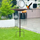 Maxbell Bird Baths Gift Garden Metal Bird Bath for Outdoor Garden Backyard Courtyard