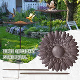 Maxbell Bird Baths Gift Garden Metal Bird Bath for Outdoor Garden Backyard Courtyard