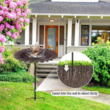 Maxbell Bird Baths Gift Garden Metal Bird Bath for Outdoor Garden Backyard Courtyard