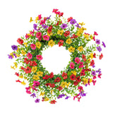 Maxbell Artificial Flower Wreath Rustic Wedding Decor for Celebration Wall Farmhouse