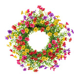 Maxbell Artificial Flower Wreath Rustic Wedding Decor for Celebration Wall Farmhouse