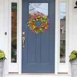 Maxbell Artificial Flower Wreath Rustic Wedding Decor for Celebration Wall Farmhouse