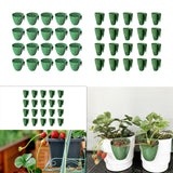Maxbell 20 Pieces Strawberry Nursery Pots Cup Accessory Multifunctional Side Hanging Size L