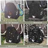 Maxbell Pool Filter Cover Anti Sun Rainproof Protection Oxford Cloth Pool Pump Cover 420D