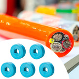 Maxbell 5Pcs Hinge Plug Cupboard Furniture Hinge Cabinet Hinges Hole Repair