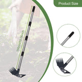 Maxbell Gardening Garden Hoe Weeding Rake Hand Hoe for Digging Farm Work Landscaping