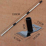 Maxbell Gardening Garden Hoe Weeding Rake Hand Hoe for Digging Farm Work Landscaping