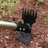 Maxbell Gardening Garden Hoe Weeding Rake Hand Hoe for Digging Farm Work Landscaping