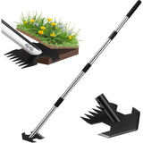 Maxbell Gardening Garden Hoe Weeding Rake with Handle for Lawn Farm Work Agriculture
