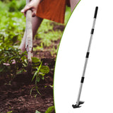 Maxbell Gardening Garden Hoe Weeding Rake with Handle for Lawn Farm Work Agriculture